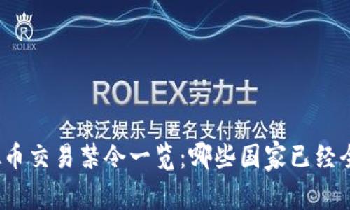 全球虚拟币交易禁令一览：哪些国家已经全面禁止？